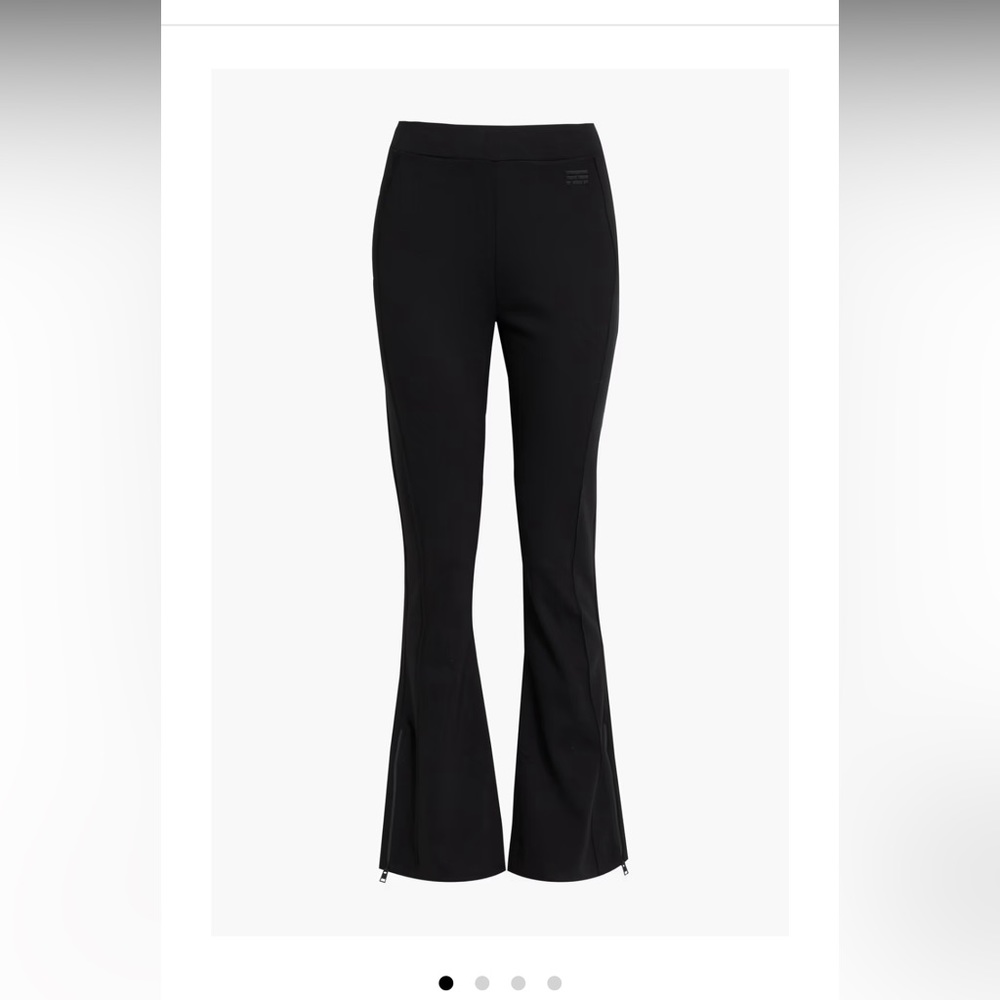 FRAME Embroidered cady flared pants